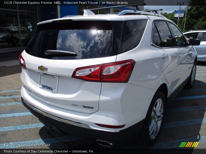 Iridescent Pearl Tricoat / Jet Black/­Brandy 2018 Chevrolet Equinox Premier AWD