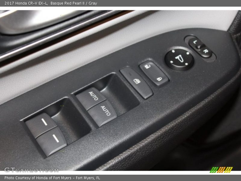 Basque Red Pearl II / Gray 2017 Honda CR-V EX-L
