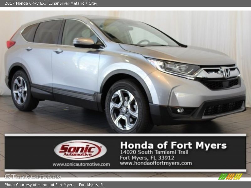 Lunar Silver Metallic / Gray 2017 Honda CR-V EX