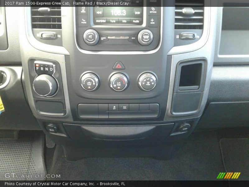 Flame Red / Black/Diesel Gray 2017 Ram 1500 Express Crew Cab