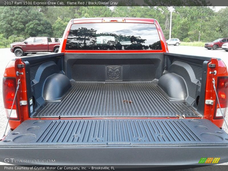 Flame Red / Black/Diesel Gray 2017 Ram 1500 Express Crew Cab