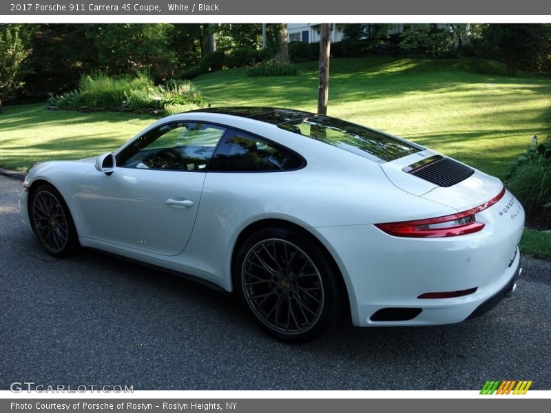 White / Black 2017 Porsche 911 Carrera 4S Coupe