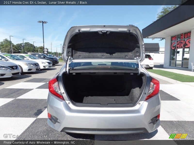 Lunar Silver Metallic / Black 2017 Honda Civic EX-L Sedan