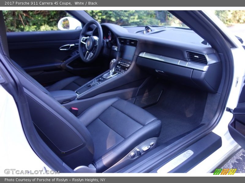 White / Black 2017 Porsche 911 Carrera 4S Coupe