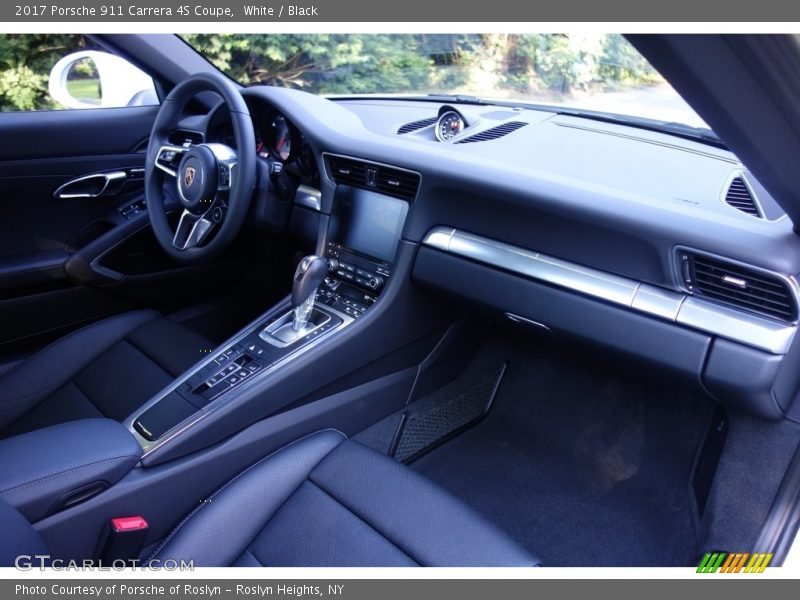 White / Black 2017 Porsche 911 Carrera 4S Coupe