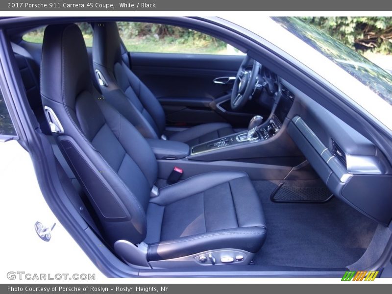 White / Black 2017 Porsche 911 Carrera 4S Coupe