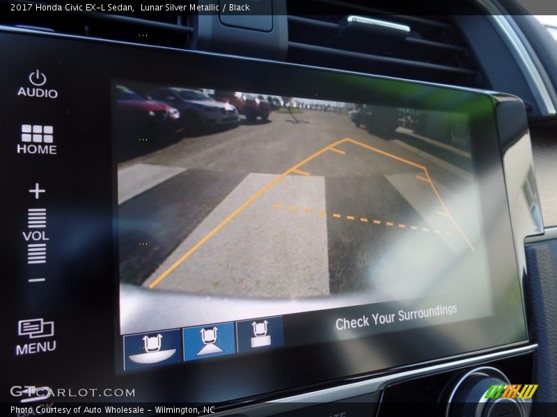 Lunar Silver Metallic / Black 2017 Honda Civic EX-L Sedan