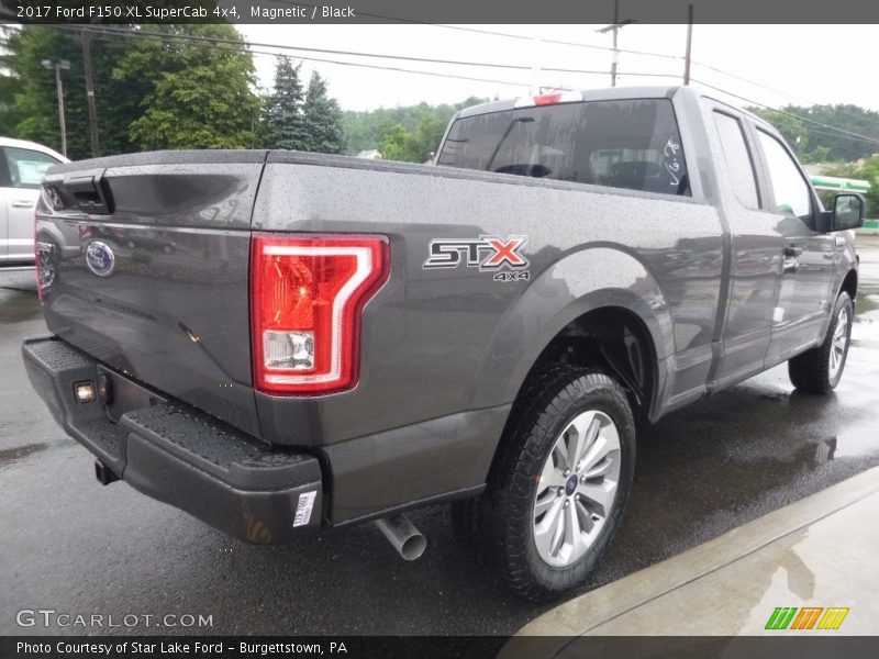 Magnetic / Black 2017 Ford F150 XL SuperCab 4x4