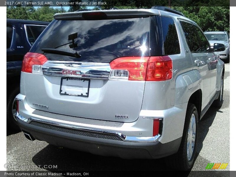 Quicksilver Metallic / Jet Black 2017 GMC Terrain SLE AWD