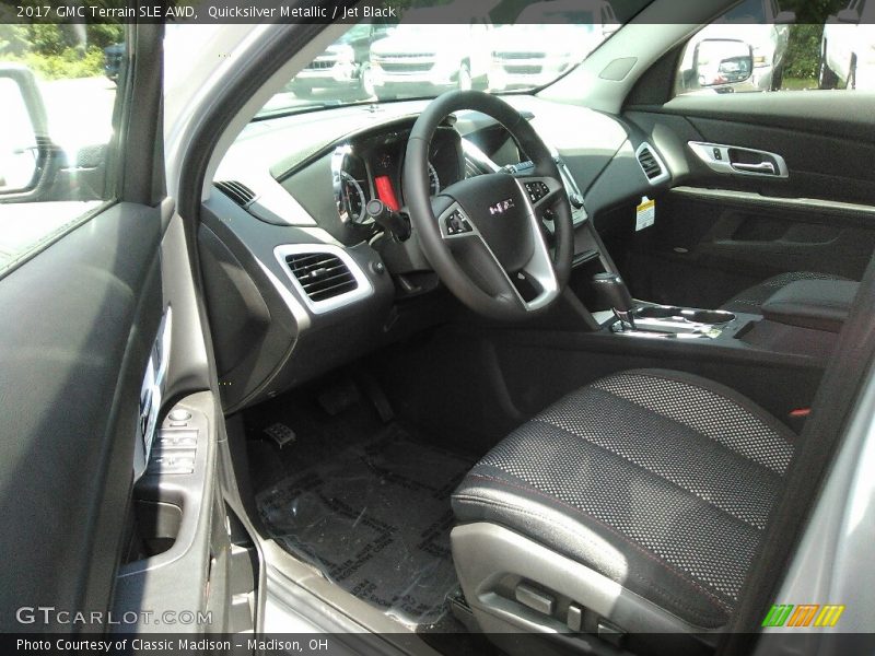 Quicksilver Metallic / Jet Black 2017 GMC Terrain SLE AWD