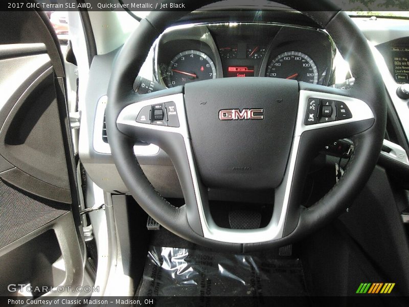 Quicksilver Metallic / Jet Black 2017 GMC Terrain SLE AWD