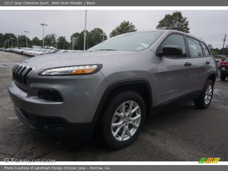 Billet Silver Metallic / Black 2017 Jeep Cherokee Sport
