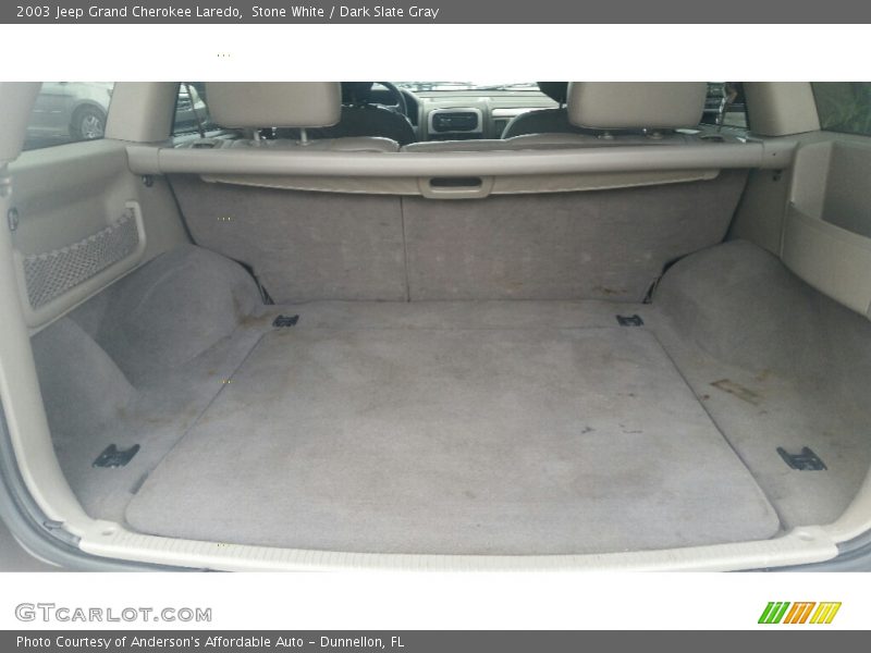 Stone White / Dark Slate Gray 2003 Jeep Grand Cherokee Laredo