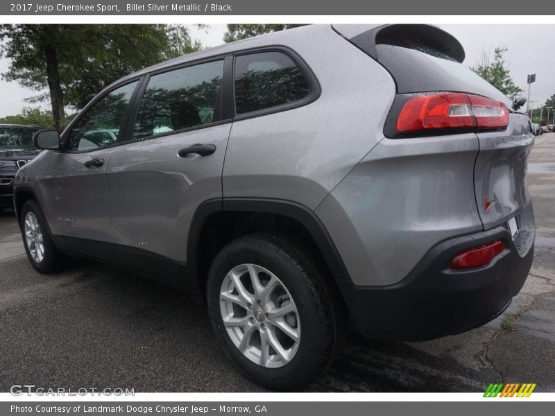 Billet Silver Metallic / Black 2017 Jeep Cherokee Sport