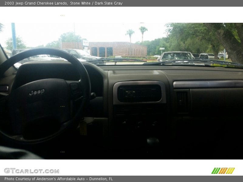 Stone White / Dark Slate Gray 2003 Jeep Grand Cherokee Laredo