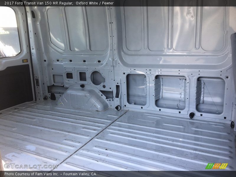 Oxford White / Pewter 2017 Ford Transit Van 150 MR Regular