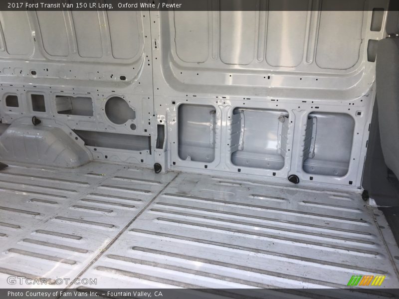 Oxford White / Pewter 2017 Ford Transit Van 150 LR Long