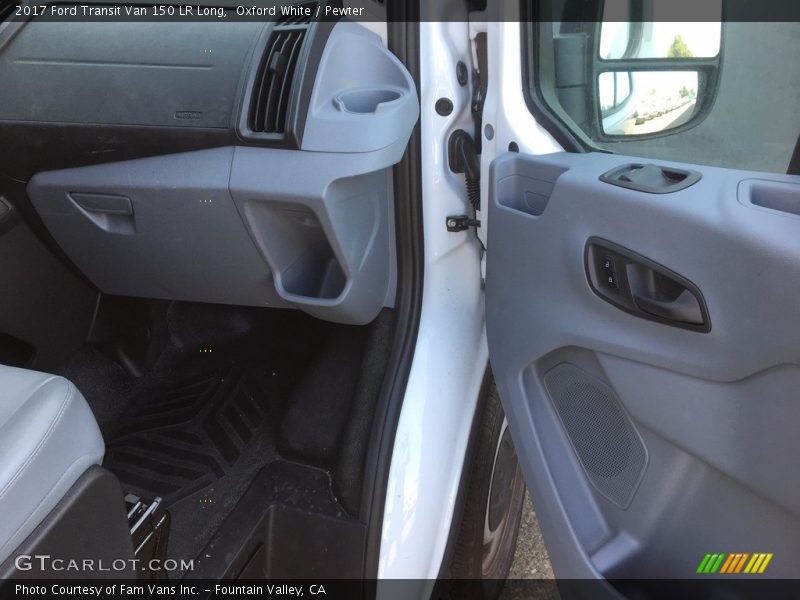 Oxford White / Pewter 2017 Ford Transit Van 150 LR Long