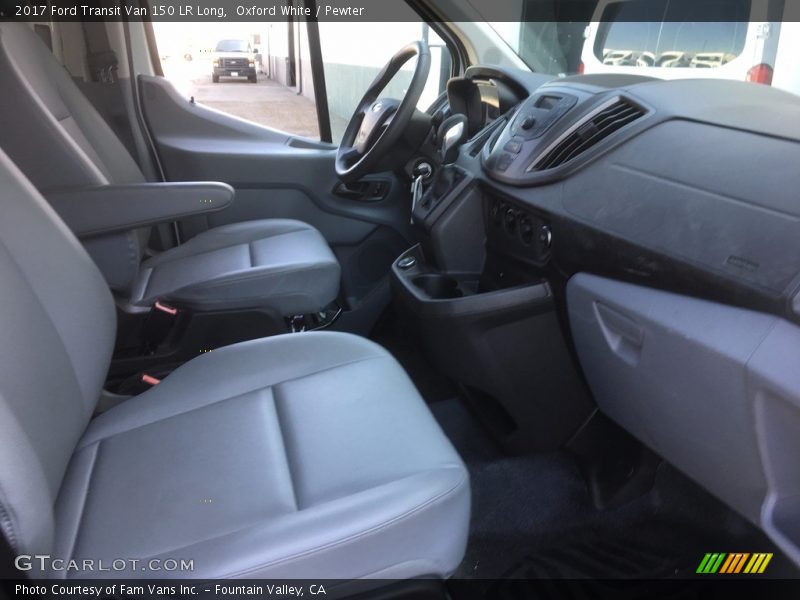 Oxford White / Pewter 2017 Ford Transit Van 150 LR Long