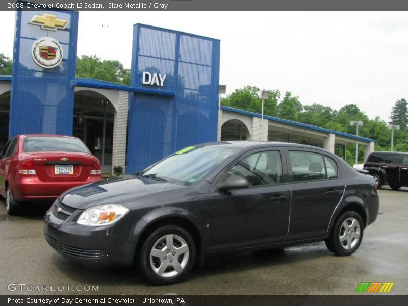 Slate Metallic / Gray 2008 Chevrolet Cobalt LS Sedan