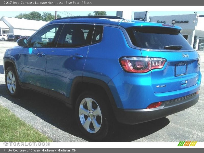 Laser Blue Pearl / Black 2017 Jeep Compass Latitude 4x4