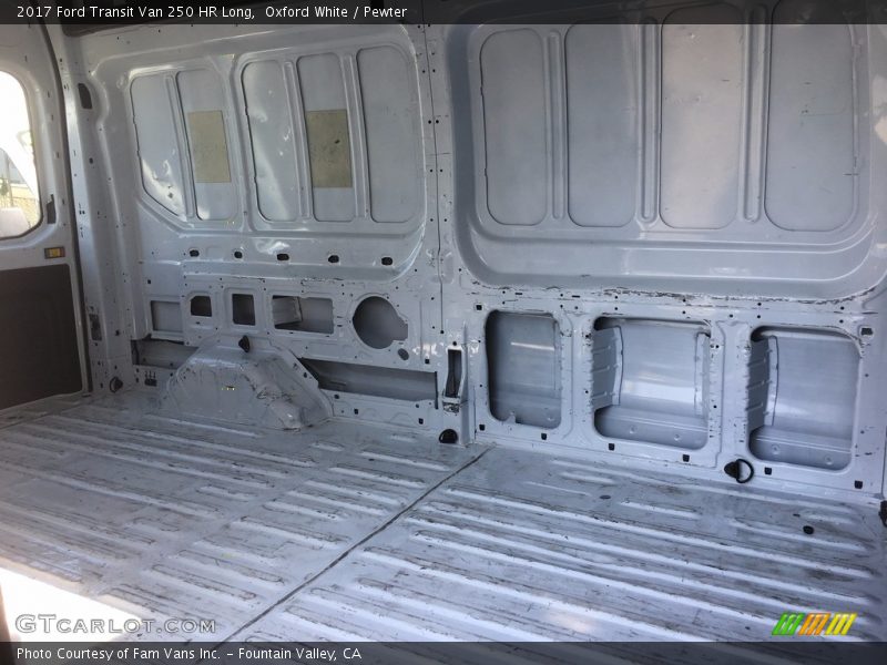 Oxford White / Pewter 2017 Ford Transit Van 250 HR Long