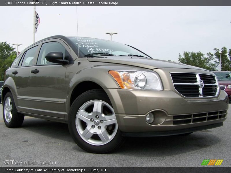 Light Khaki Metallic / Pastel Pebble Beige 2008 Dodge Caliber SXT