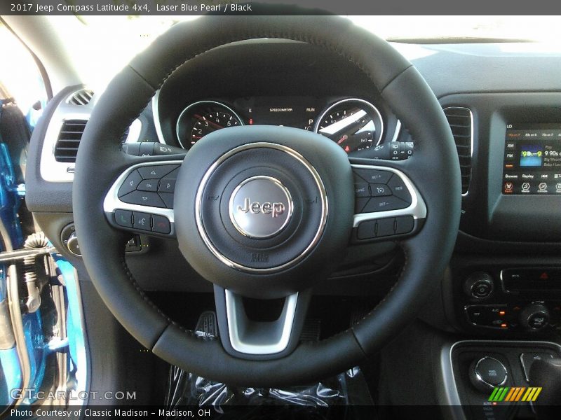 Laser Blue Pearl / Black 2017 Jeep Compass Latitude 4x4
