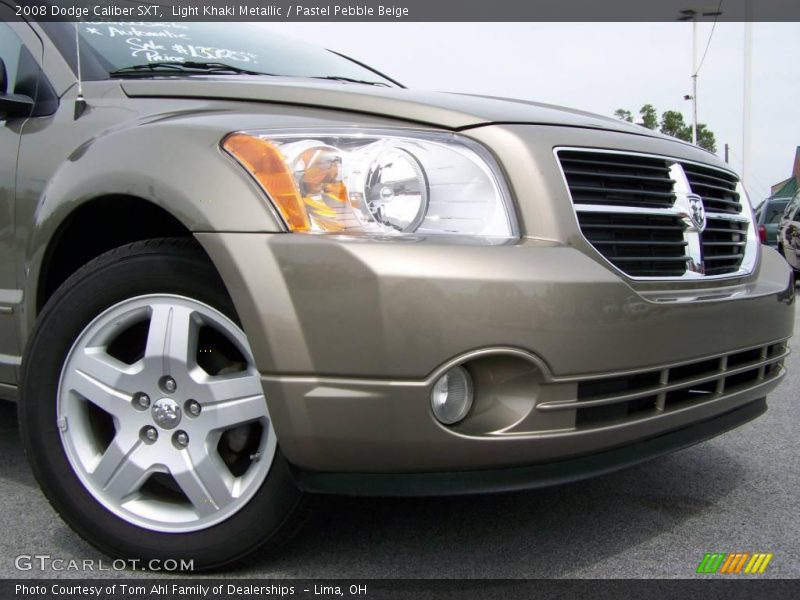Light Khaki Metallic / Pastel Pebble Beige 2008 Dodge Caliber SXT