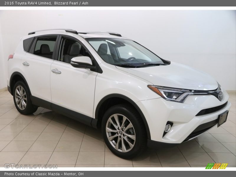 Blizzard Pearl / Ash 2016 Toyota RAV4 Limited