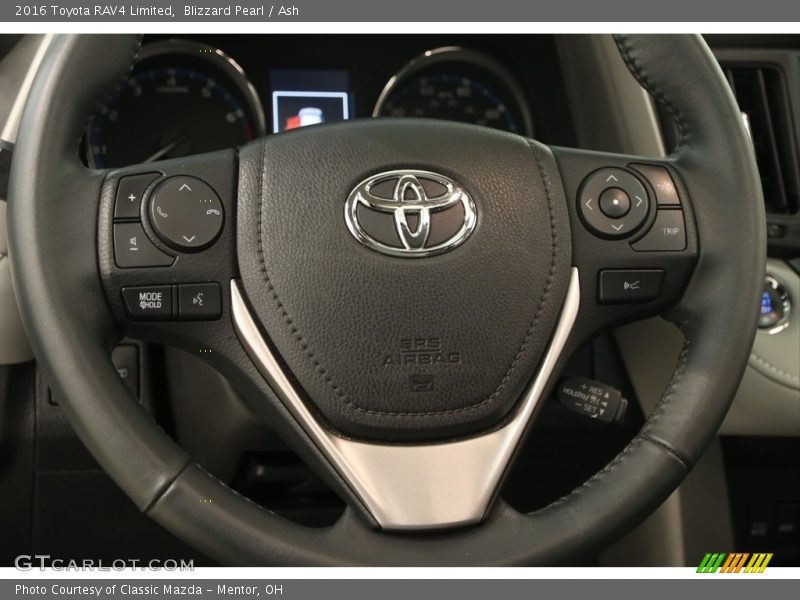 Blizzard Pearl / Ash 2016 Toyota RAV4 Limited