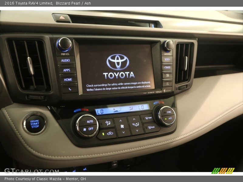 Blizzard Pearl / Ash 2016 Toyota RAV4 Limited
