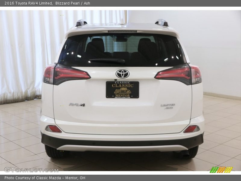Blizzard Pearl / Ash 2016 Toyota RAV4 Limited
