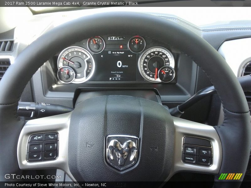 Granite Crystal Metallic / Black 2017 Ram 2500 Laramie Mega Cab 4x4