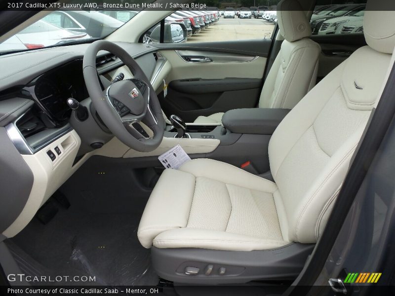 Bronze Dune Metallic / Sahara Beige 2017 Cadillac XT5 Luxury AWD
