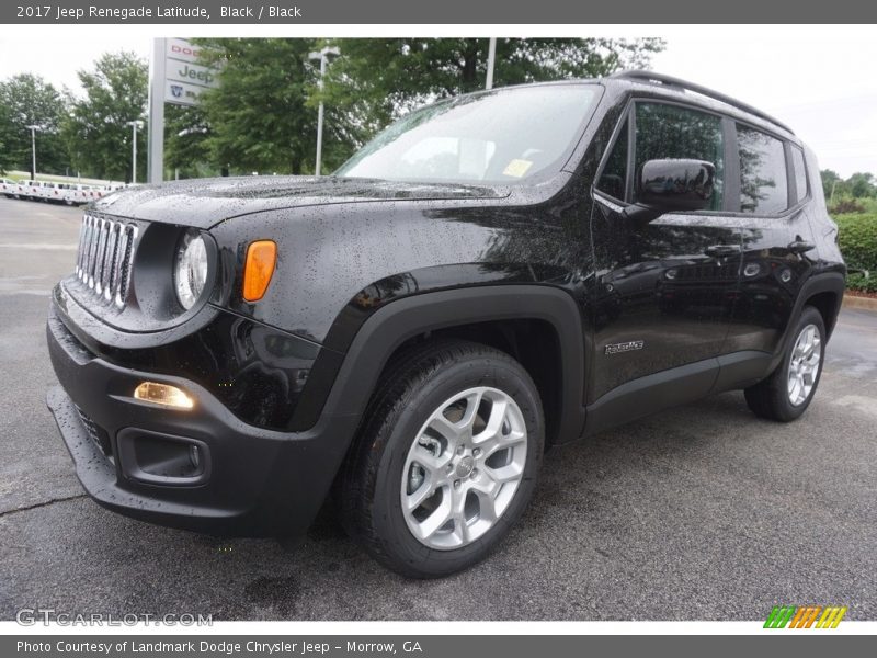 Black / Black 2017 Jeep Renegade Latitude