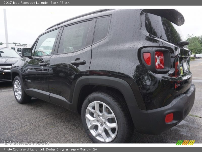 Black / Black 2017 Jeep Renegade Latitude