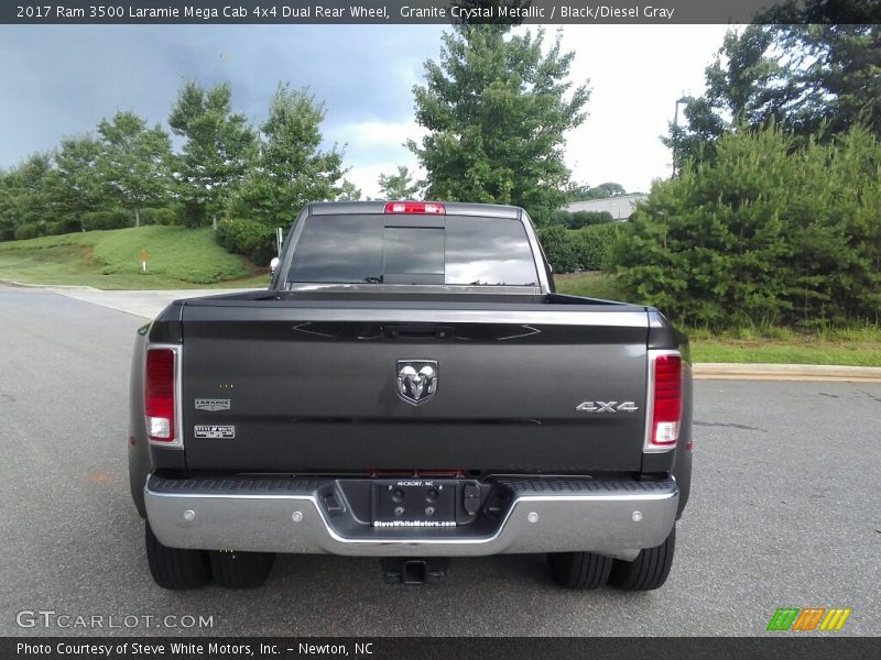 Granite Crystal Metallic / Black/Diesel Gray 2017 Ram 3500 Laramie Mega Cab 4x4 Dual Rear Wheel