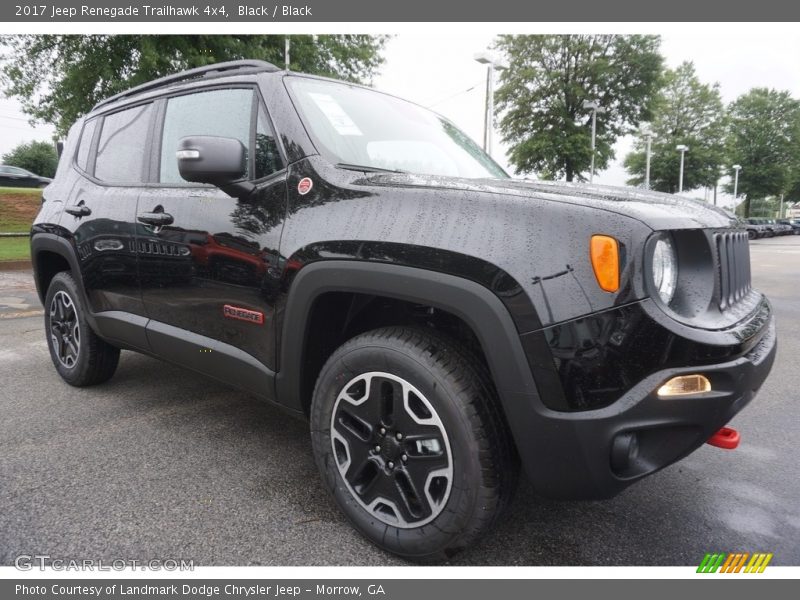 Black / Black 2017 Jeep Renegade Trailhawk 4x4