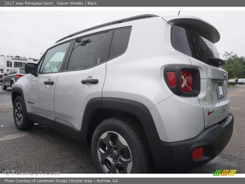 Glacier Metallic / Black 2017 Jeep Renegade Sport