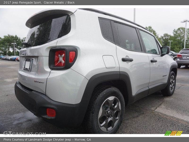 Glacier Metallic / Black 2017 Jeep Renegade Sport