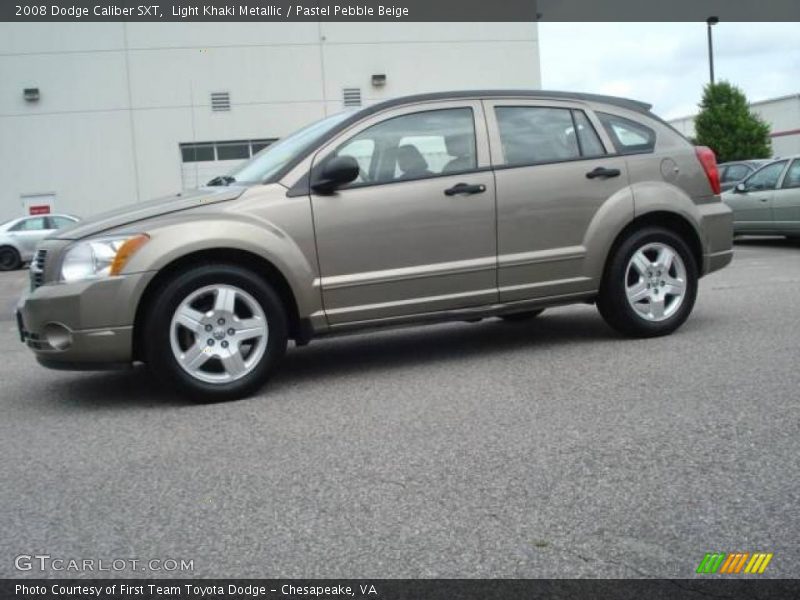 Light Khaki Metallic / Pastel Pebble Beige 2008 Dodge Caliber SXT