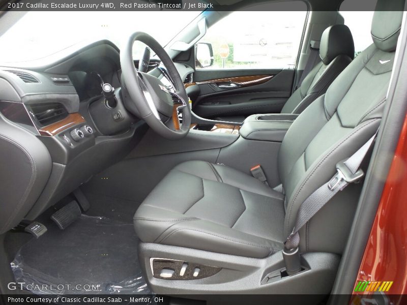 Red Passion Tintcoat / Jet Black 2017 Cadillac Escalade Luxury 4WD