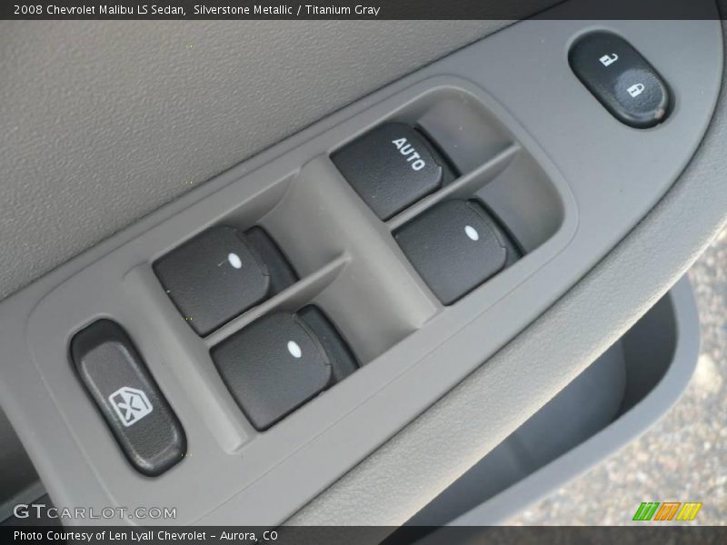 Silverstone Metallic / Titanium Gray 2008 Chevrolet Malibu LS Sedan