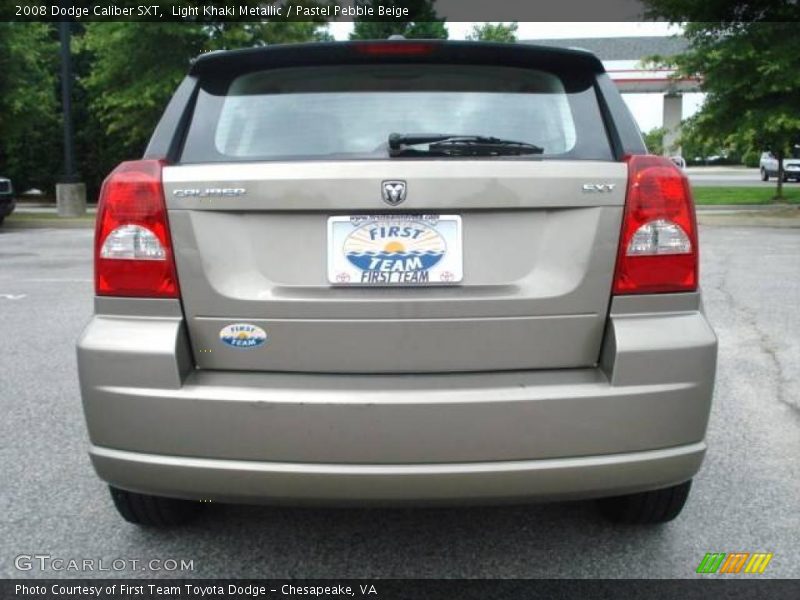 Light Khaki Metallic / Pastel Pebble Beige 2008 Dodge Caliber SXT