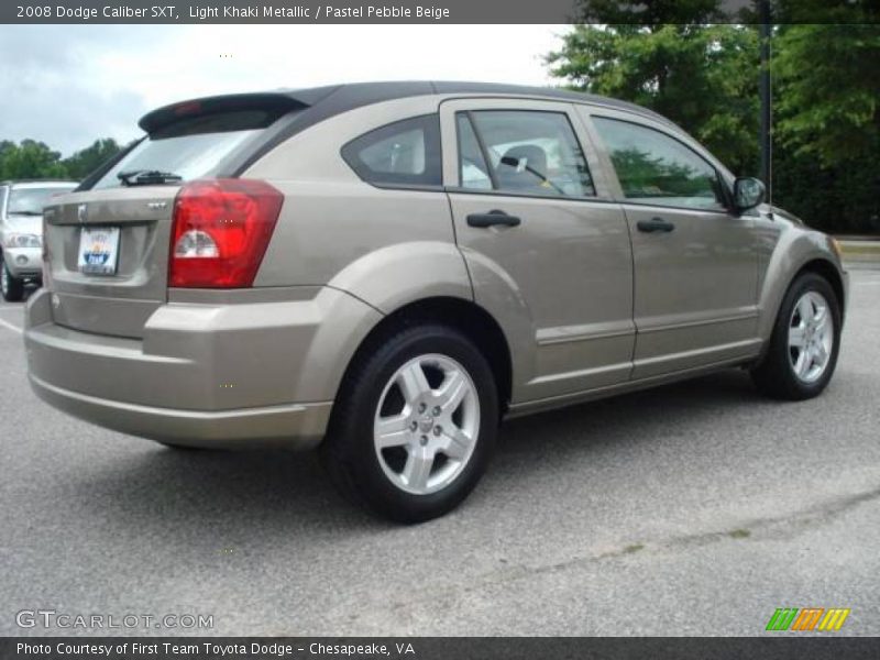 Light Khaki Metallic / Pastel Pebble Beige 2008 Dodge Caliber SXT