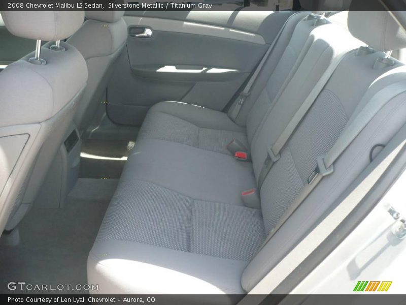 Silverstone Metallic / Titanium Gray 2008 Chevrolet Malibu LS Sedan