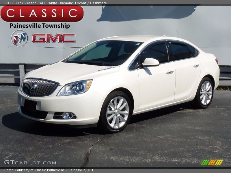 White Diamond Tricoat / Cashmere 2013 Buick Verano FWD