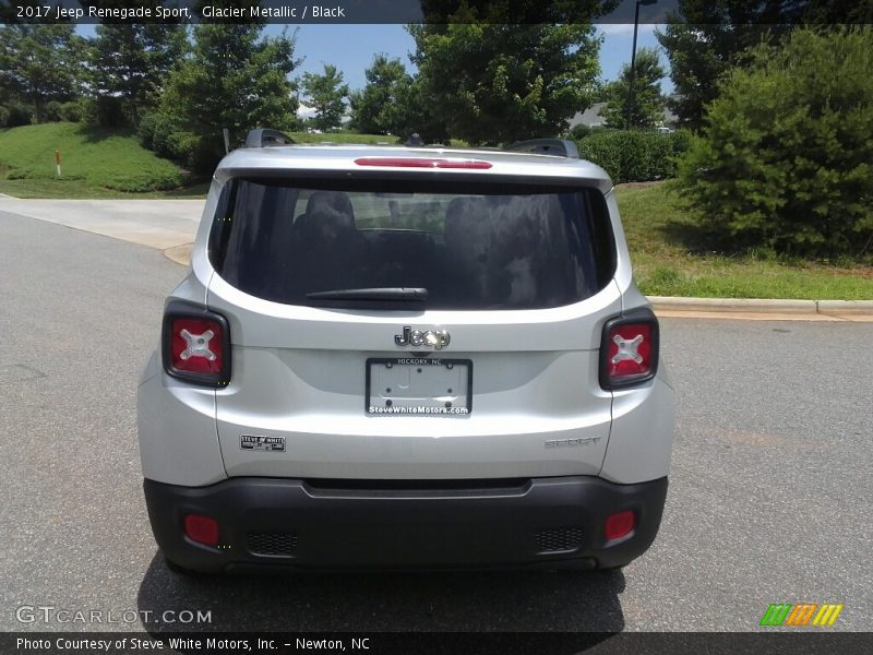 Glacier Metallic / Black 2017 Jeep Renegade Sport