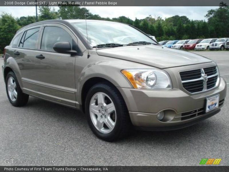 Light Khaki Metallic / Pastel Pebble Beige 2008 Dodge Caliber SXT